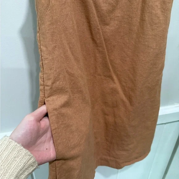 Abercrombie & Fitch Brown Sheath Mini Dress Sleeveless - Picture 2 of 5